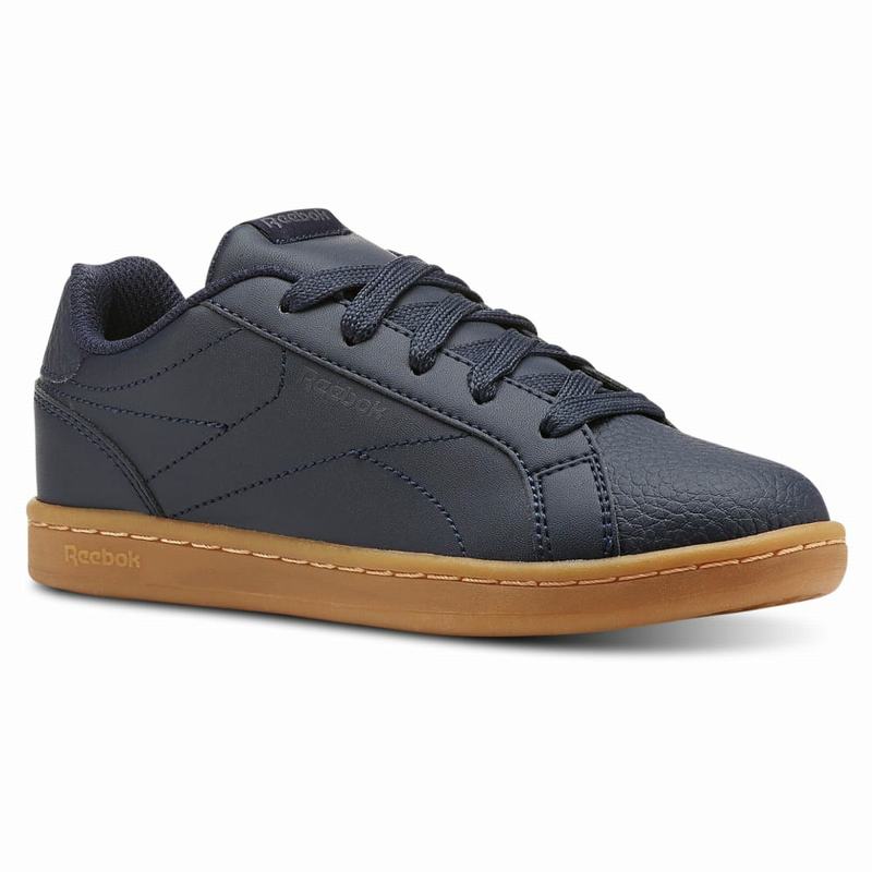 Reebok Royal Complete Clean Tenisky Chlapcenske - Námornícka Modrá/Hnede AU3919TW